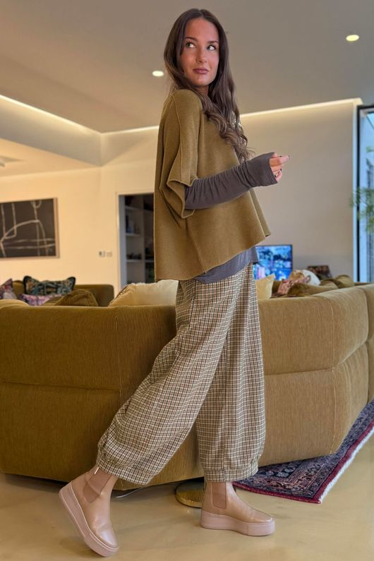 Conrad Layer Knit Mucky Mustard